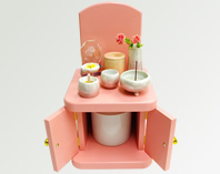 パステルラブリー　ペット用骨壷収納型