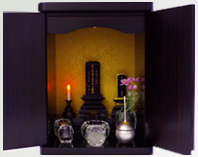 ペット用黒檀（こくたん）調高級仏壇