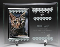 キュートガラスフォトフレーム