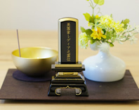 ペット位牌 黒塗り　2.5寸